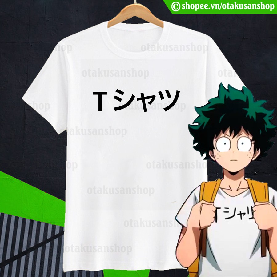Áo thun Boku no Hero Academia Deku ngắn tay