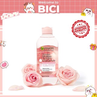 Nước tẩy trang Garnier Skin Active Solution Micellaire Tout en 1 à l'Eau de Rose 400ml
