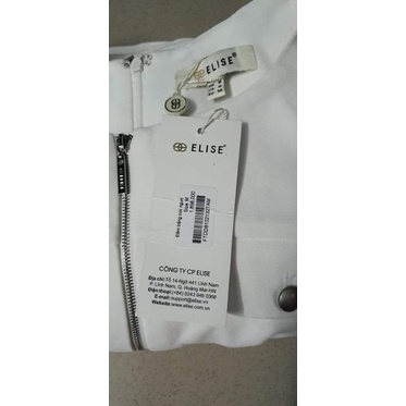 Đầm hiệu Elise tay dài size M nguyên tag