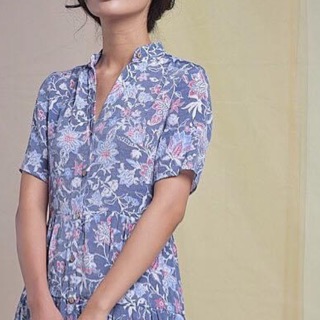 Vải linen lanh không nhăn (in hoa)