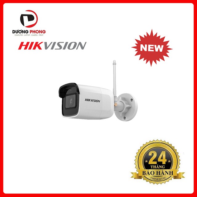 Camera IP Hikvision DS-2CD2021G1-IDW1 2MP H.265+ có Wifi - BH24 Tháng Chính Hãng