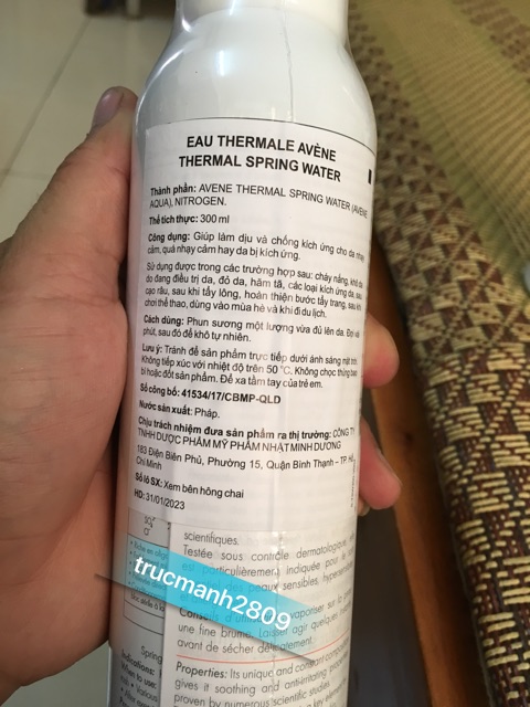 Xịt khoáng Avène 150ml cân băng độ ẩm cho da | BigBuy360 - bigbuy360.vn