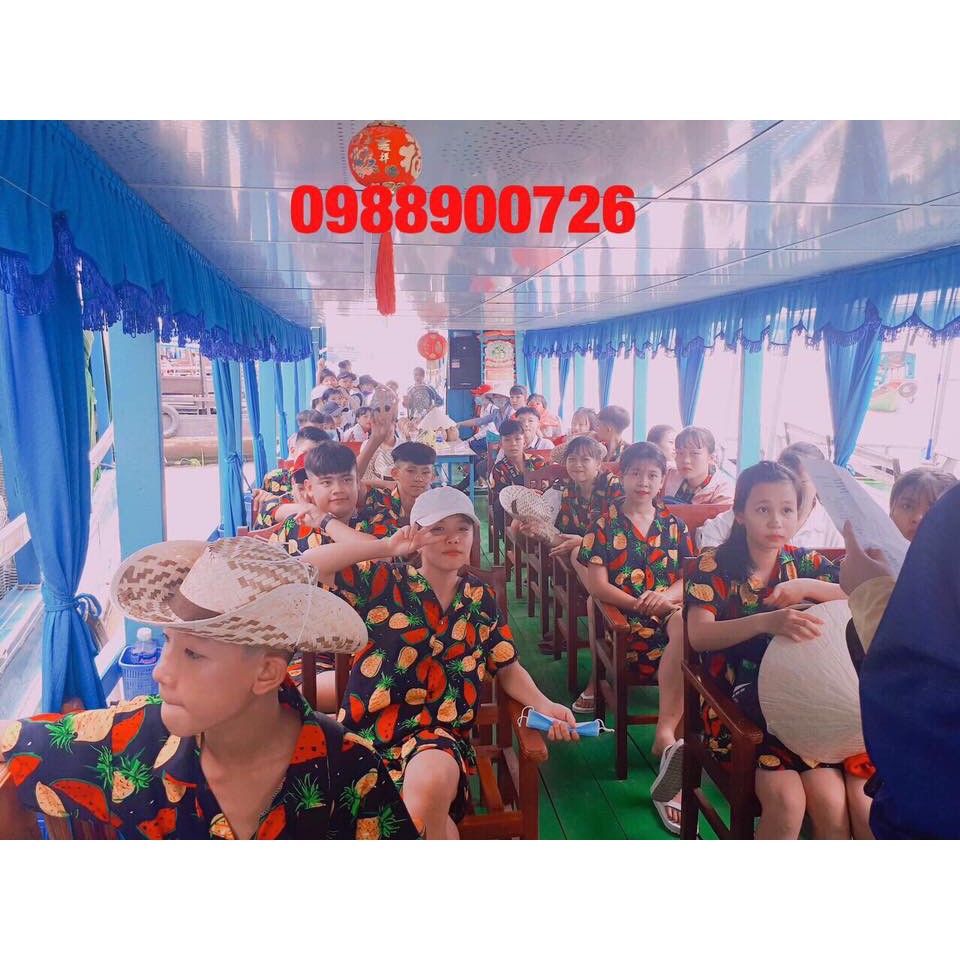 Bộ Quần Áo Hoa Quả Siêu Mát Siêu Hot Mùa Đi Biển