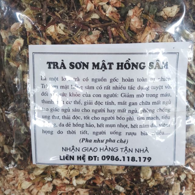 TRÀ SƠN MẬT HỒNG SÂM