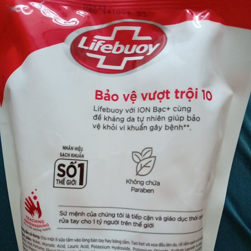 Sữa Tắm Lifebuoy Bảo Vệ Vượt Trội Dạng Túi 800G