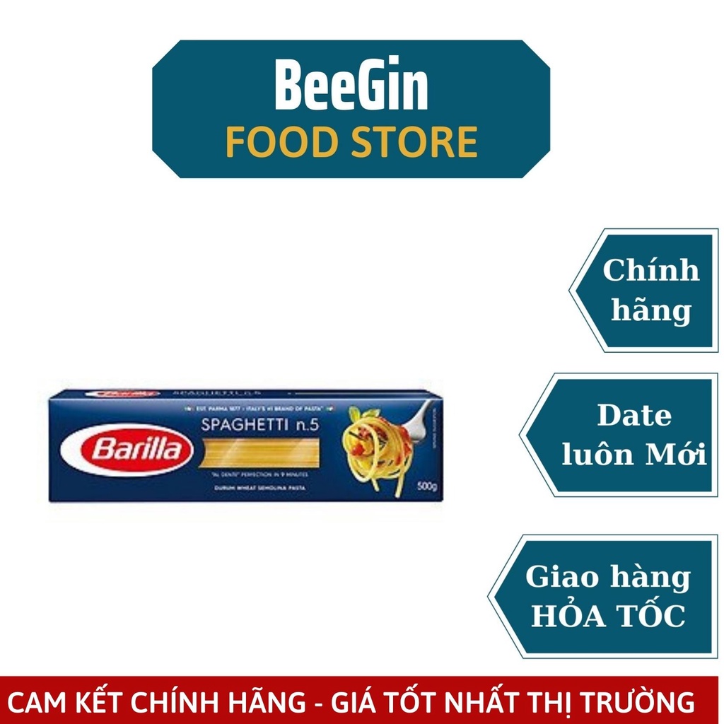 Mì ý Barilla hộp 500gr sợi No.5 dai ngon - M02