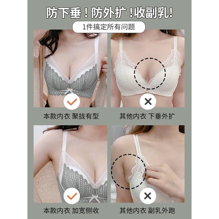 Áo Ngực Cotton Không Gọng Phối Ren Thoải Mái Thời Trang Cho Nữ 32ab-40c
