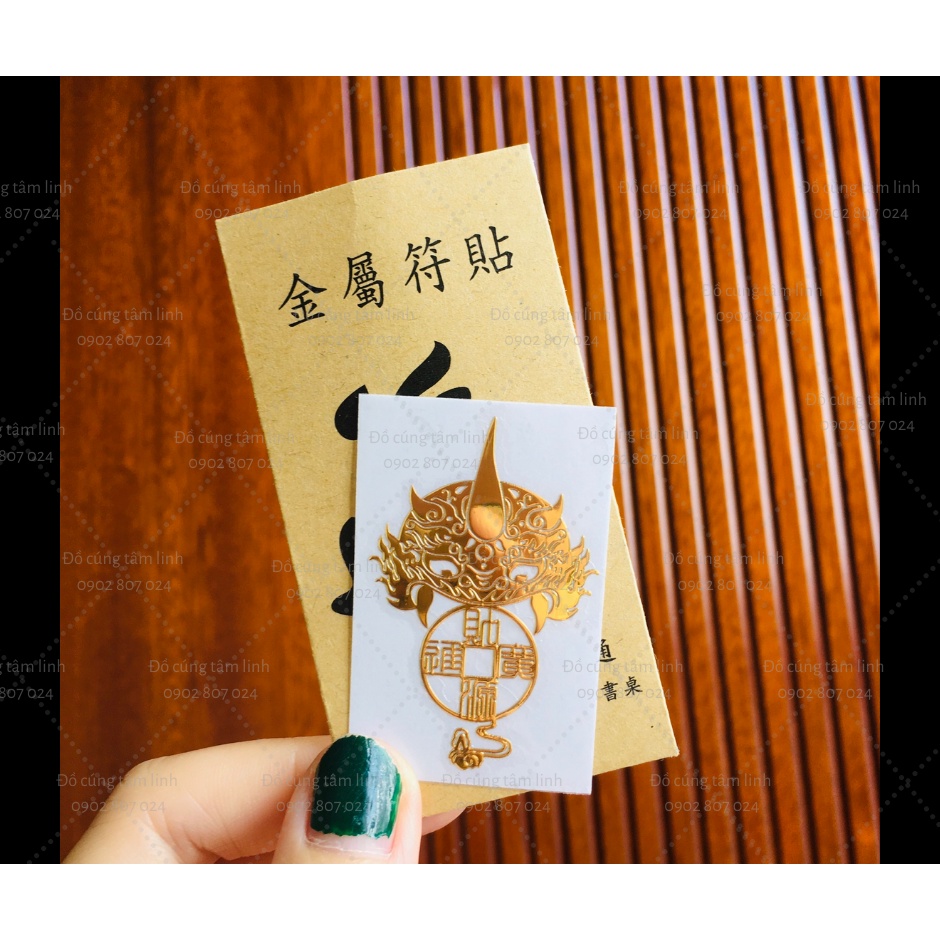 Bộ 4 linh phù tình duyên quyến rũ - tài lộc dán điện thoại