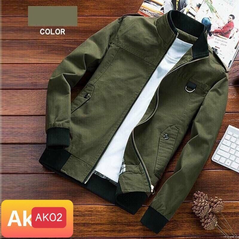 Áo Khoát Kaki Nam Cao Cấp Mẫu mới đẹp Chất Kaki Jean đẹp siêu bền VOZODO 02 - Hàng mới về