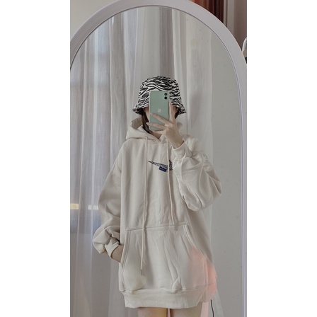 Hoodie hãng thêu nỉ bông dày mũ to | BigBuy360 - bigbuy360.vn