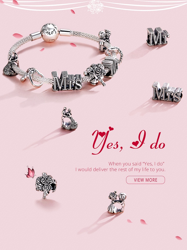 Bamoer Vòng Tay BạC 925 Trang Sức Thời Trang Cho Nữ SCC1566