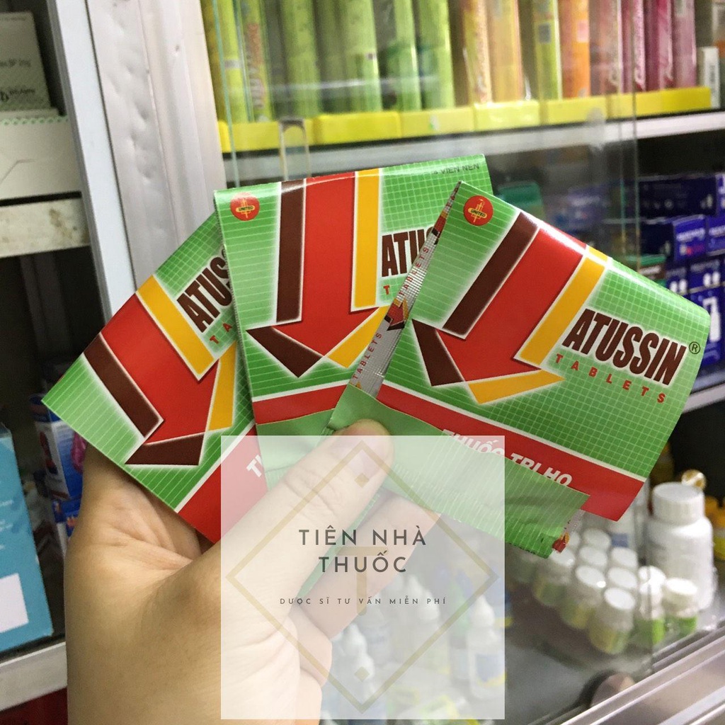 Atusin hộp 100 viên vỉ 4 viên