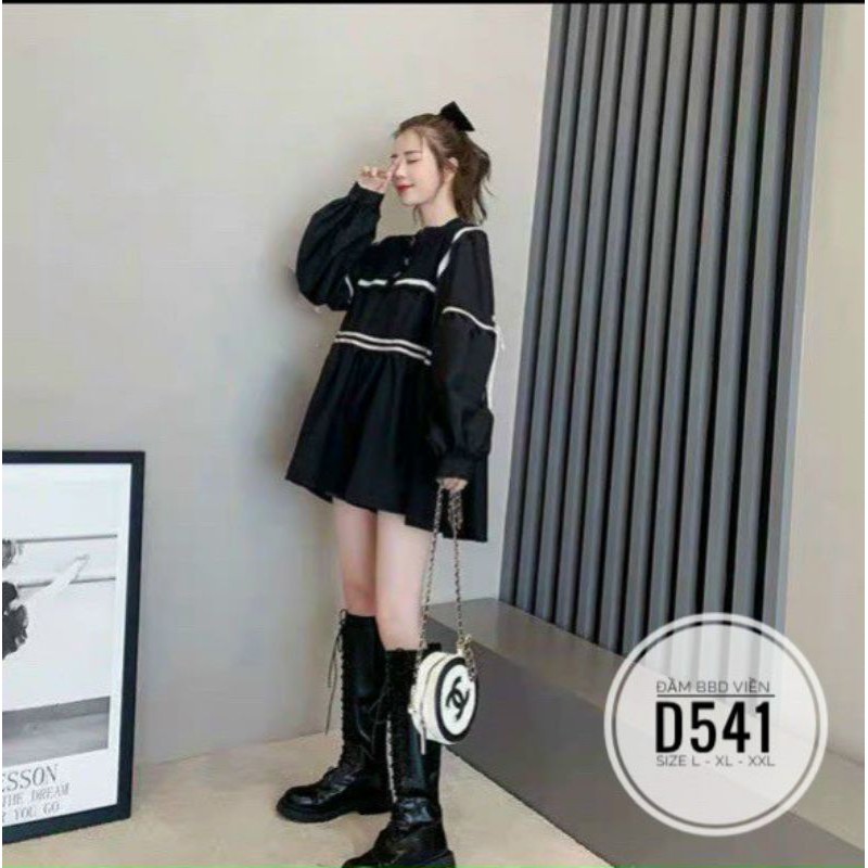 Bigsize ÁO BABYDOLL VIỀN DẤU QUẦN D541