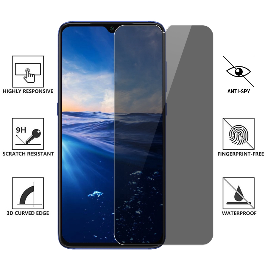 Kính cường lực chống nhìn trộm dành cho điện thoại xiaomi 9 note3 6 6x 8 8se 5x/a1play/9se mix2 mix3 redmi note 7 pro 4 5plus glass