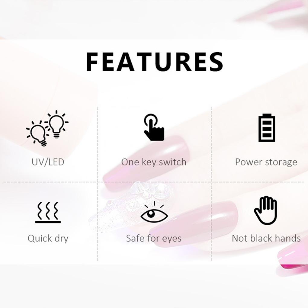 Đèn LED Sấy Khô Sơn Móng Tay 3W Chuyên Nghiệp