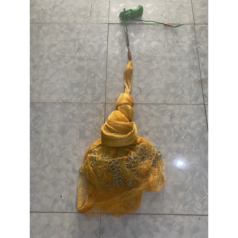 Chài Dù Chân Xích Mắt Lưới 2cm Rộng 5m 6m