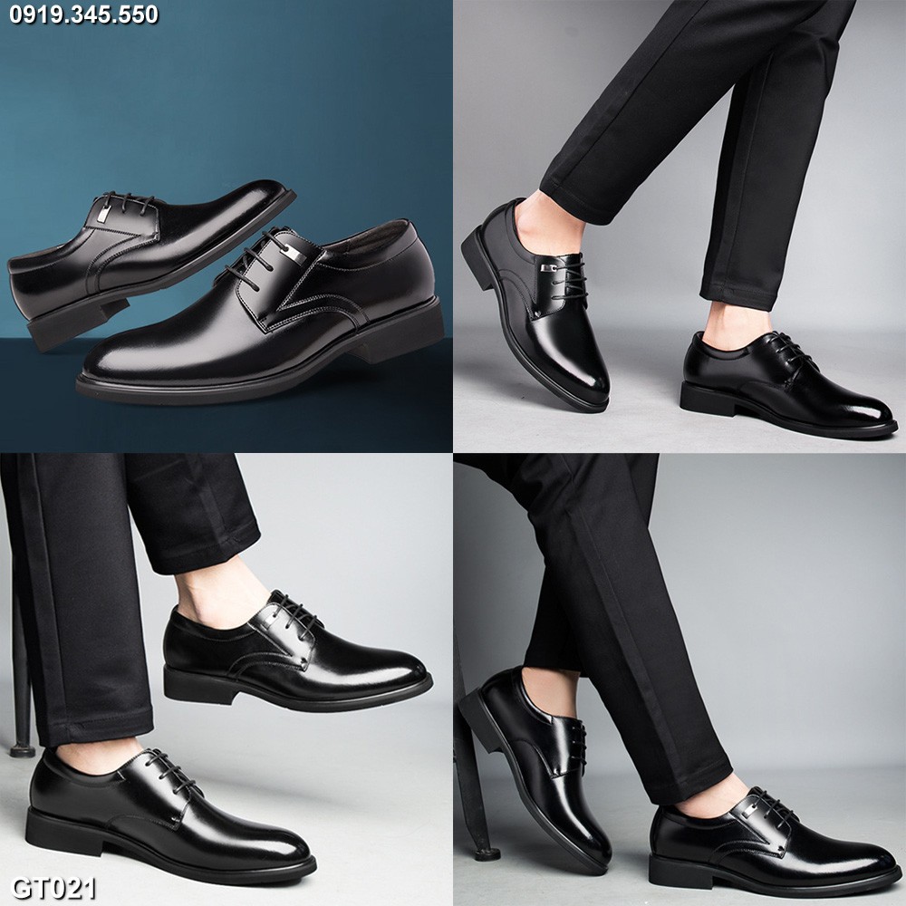 Giày da công sở big size, giày tây nam big size cỡ lớn 44 45 46 47 48 cho chân to