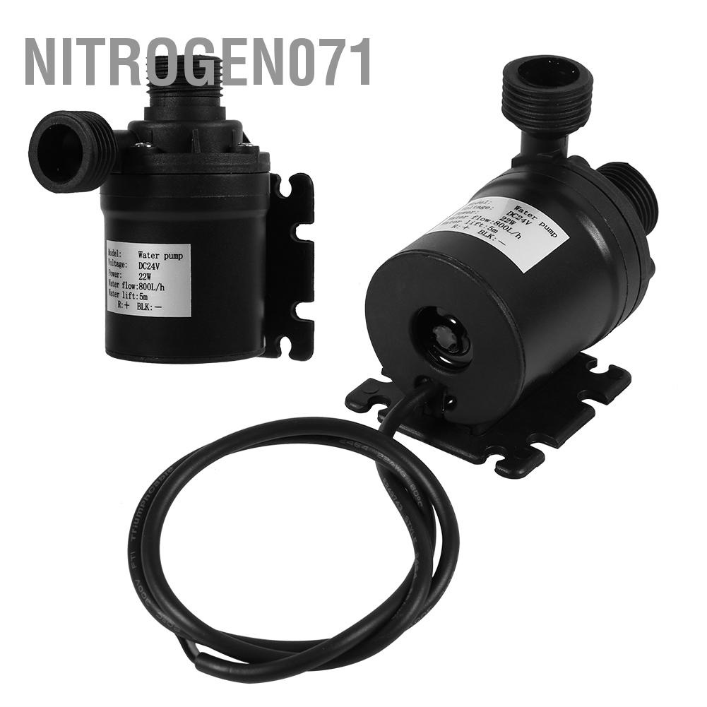 Máy Bơm Chìm Dc 24V Cho Bể Cá 800L/H 5M