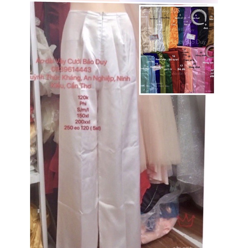 Quần áo dài đẹp Cần Thơ ống 25cm | BigBuy360 - bigbuy360.vn