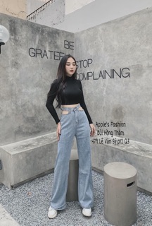 Áo croptop đan dây lưng siêu hot