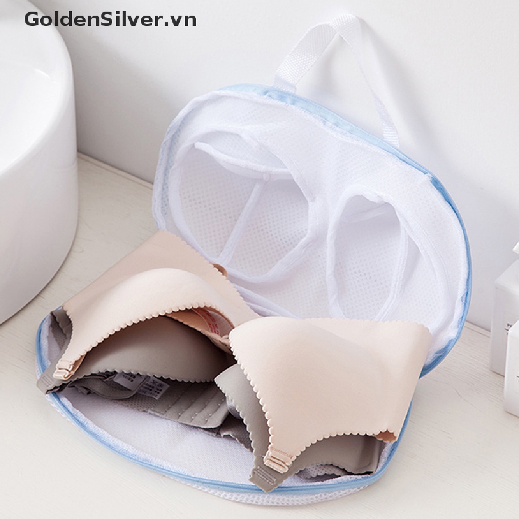Túi Lưới Giặt Đồ Lót Màu Vàng Bạc Đặc Biệt Cho Máy Giặt