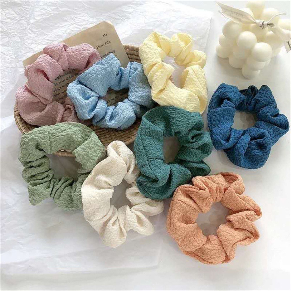 Dây cột tóc co giãn màu ngọt ngào thời trang Hàn Quốc