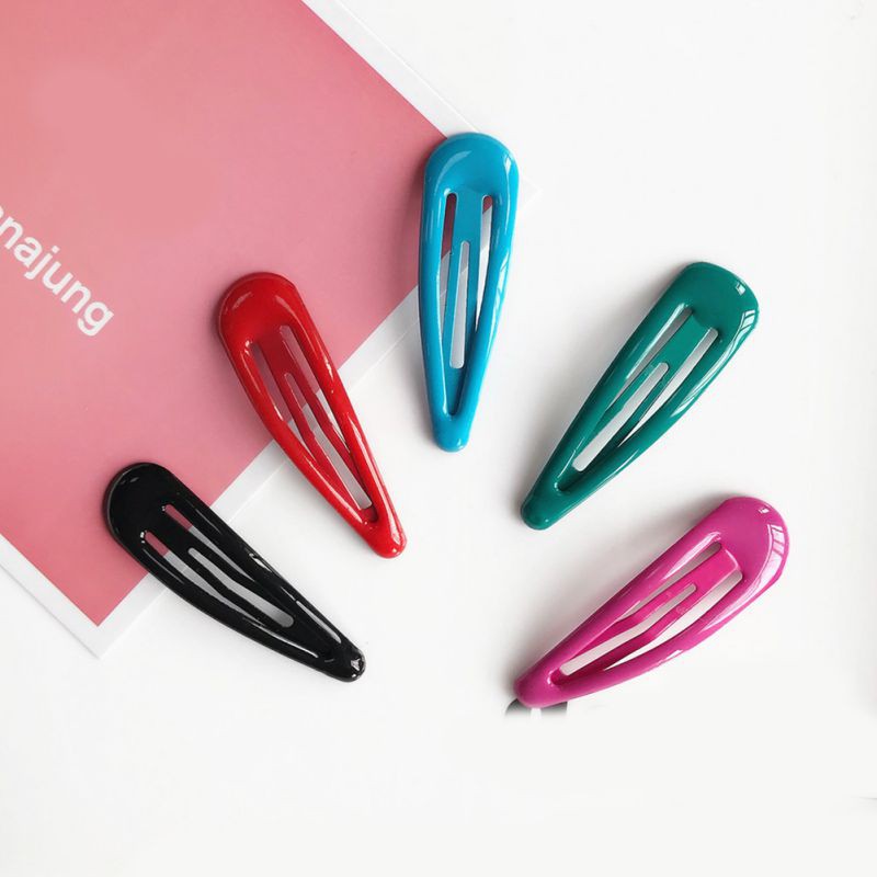 Kẹp tóc kim loại nhiều màu sắc xinh xắn dành cho nữ