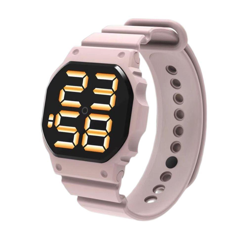 Đồng Hồ Điện Tử Màn Hình Cảm Ứng AUGUSTINA Chống Thấm Nước Màu Hồng Thời Trang Cho Bé Trai Và