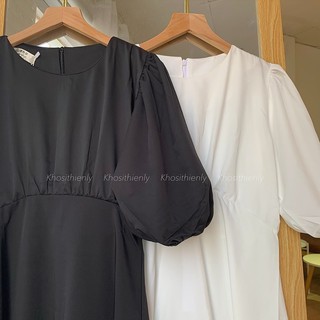 VÁY SUÔNG RÃ NGỰC TAY BỒNG BASIC
