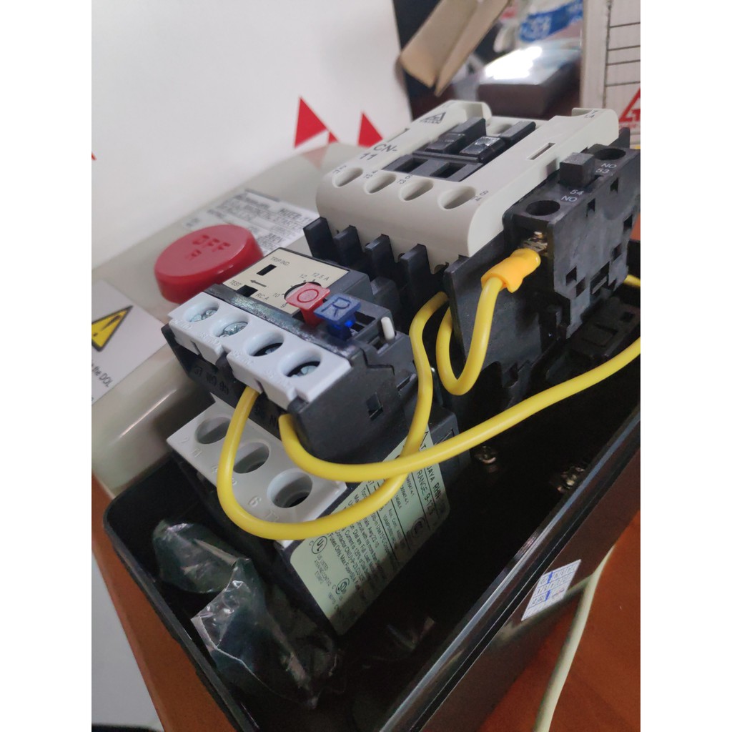 Khởi động từ hộp. hộp khởi động máy khí nén 3P-380V 0.5-20HP