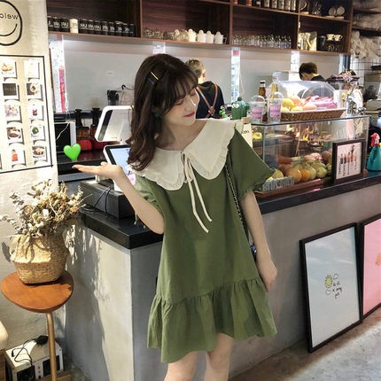 VÁY ĐUÔI CÁ DÁNG SUÔNG PHỐI VIỀN MÀU