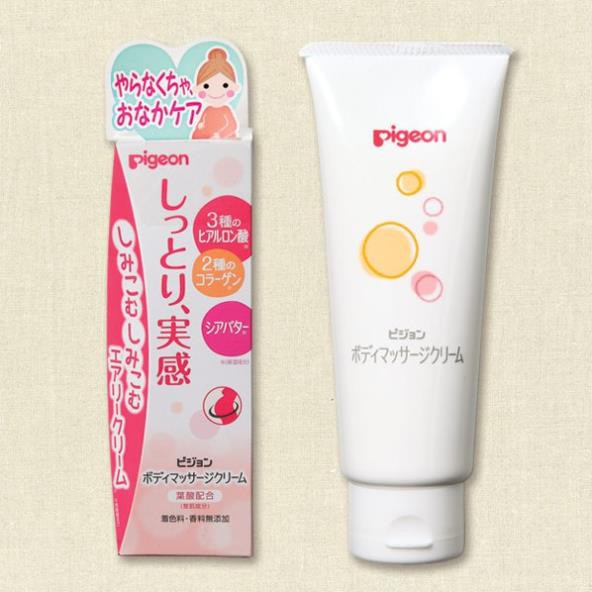 Kem chống rạn cho bà bầu Pigeon 110gCHÍNH HÃNG Giúp bổ sung các collagen đã bị đứt gãy tại vùng da bị rạn.