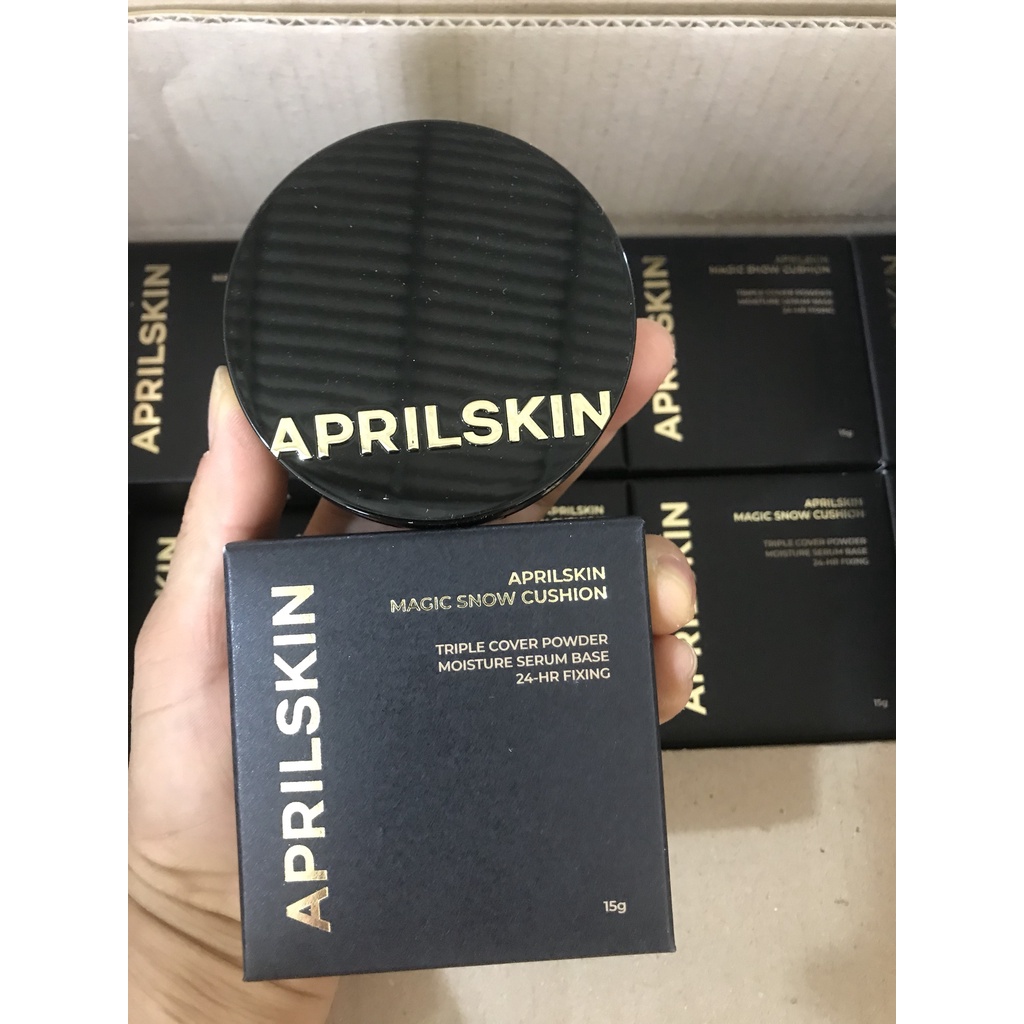 Phấn Nước AprilSkin 15g Magic Snow Cushion MỚI 2.0