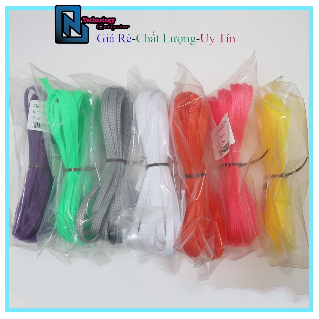 Dây Lưới Bện PET 6MM Co Giãn Cực Tốt Dùng Bọc Bảo Vệ Dây Cáp Các Loại
