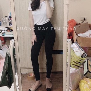 Quần Legging Nữ 4 Túi - Cotton Co Dãn