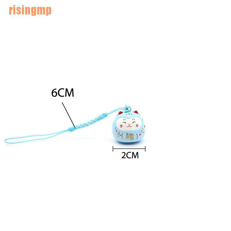 Móc Khóa Điện Thoại Hình Mèo May Mắn Xinh Xắn
