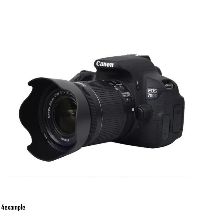 ⚡Loa che nắng Ew-63C cho máy ảnh Canon Ef 700D 100D 18-55 STM Lens 58mm