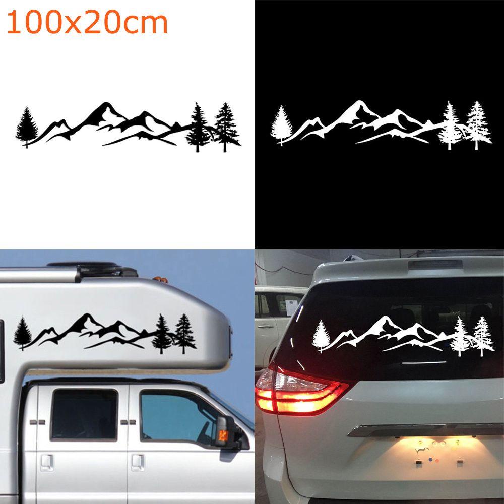 Sticker Dán Trang Trí Xe Hơi SUV RV PET 100cm Chống Thấm Nước