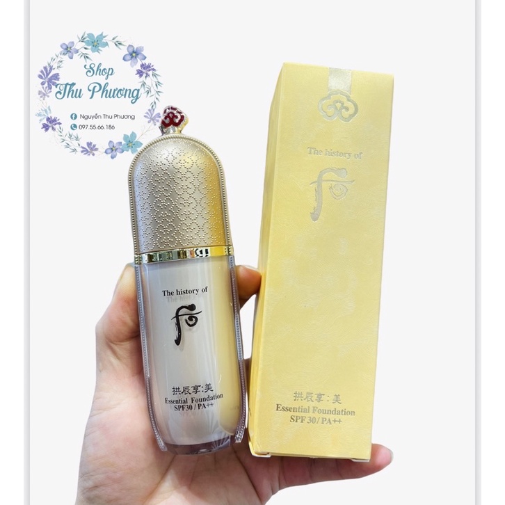 THANH LÝ _ tuýp kem lót-nền whoo full 40ml