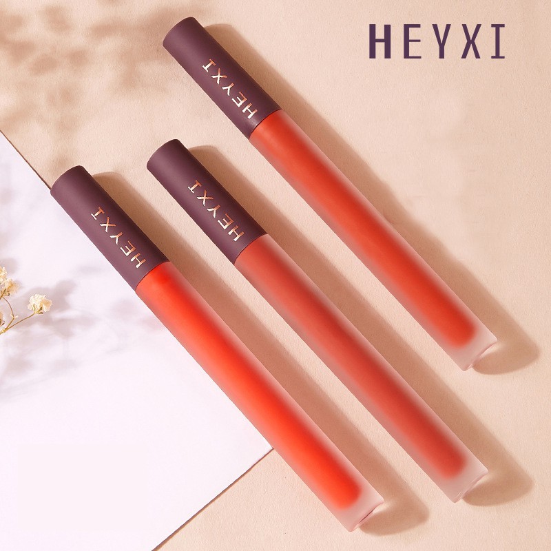 Son HEYXI Velvet Air Lip Glaze Matte Student Niche Son kem lì môi lâu trôi không thấm nước 20g HS5