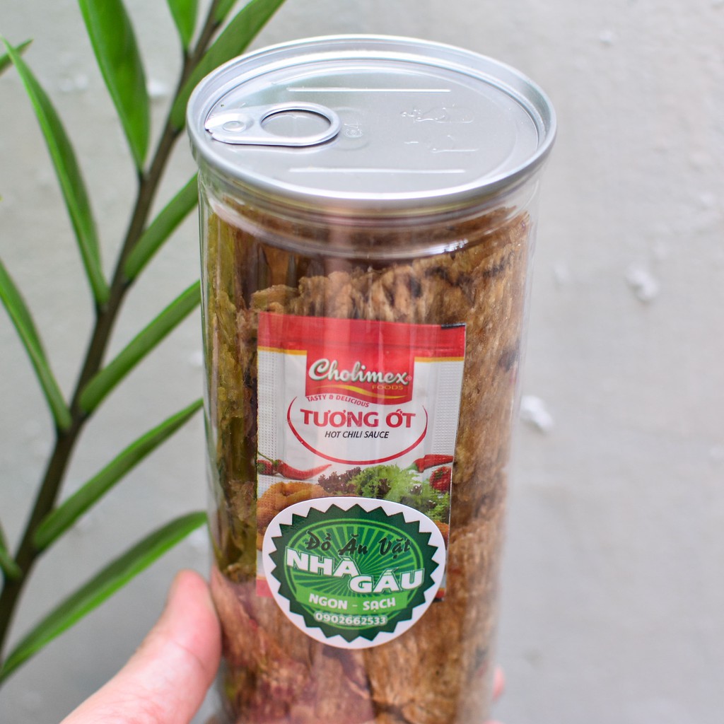 Khô mực cán nguyên con tẩm vị loại ngon, hủ pet 200g - Đồ ăn vặt Nhà Gấu | BigBuy360 - bigbuy360.vn