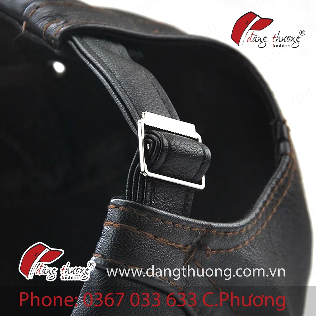 [HÀNG CÓ SẴN] [SHIP HỎA TỐC] Mũ nón cóc bere beret da Pu Đen vintage cổ điển Mũ nồi nam trung niên lớn tuổi HÌNH THẬT CL