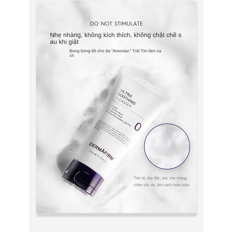 DERMAFIRM+ Sữa Rửa Mặt Nữ Chính Hãng Làm Sạch Sâu Thu Nhỏ Lỗ Chân Lông Sữa Rửa Mặt Axit Amin Kiểm Soát Dầu Nhẹ Nhàng Cho Nam