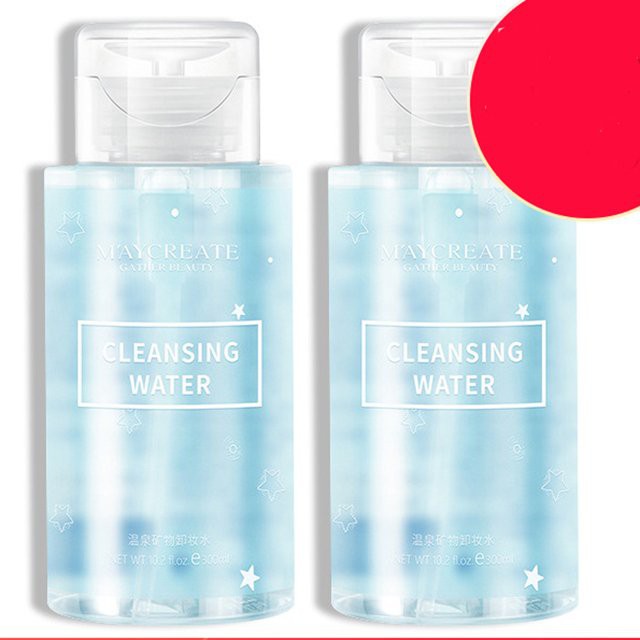 Nước tẩy trang Cleansing Water làm sạch sâu MayCreate nắp trắng 300ml