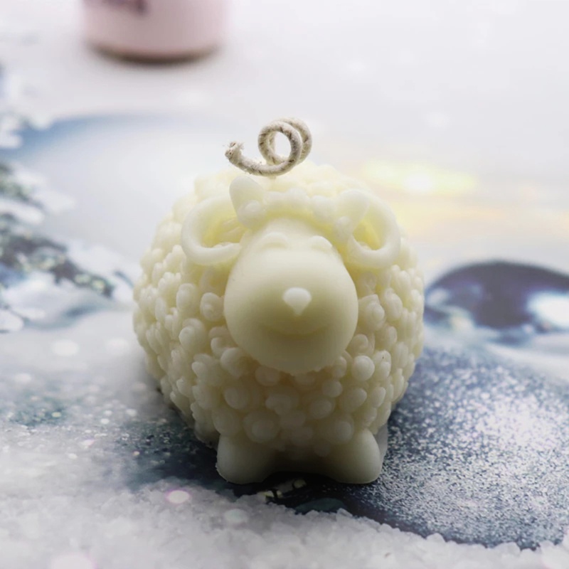 Khuôn Làm Bánh / Xà Phòng Hình Chú Cừu 3d Dễ Thương