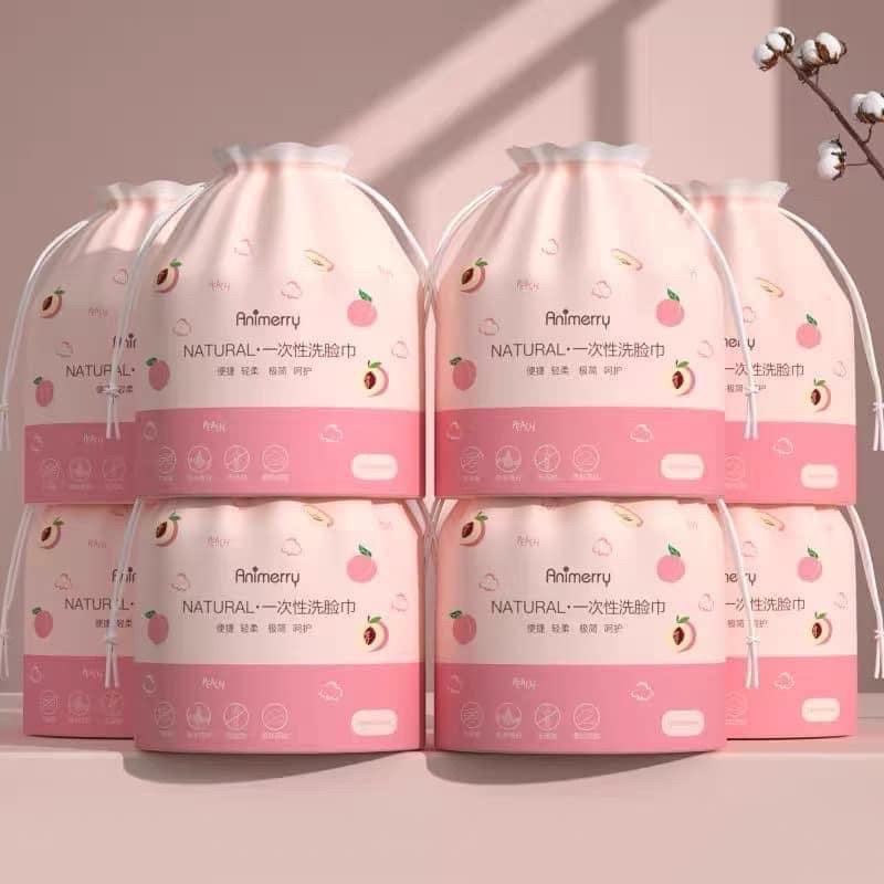 Khăn Mặt Khô Dùng 1 LầnFREESHIP🥰Cuộn Tẩy Trang, Lau Khô, Lau Ướt Giấy Cotton Lau Mặt Dùng Một Lần Mocco Mẫu Mới