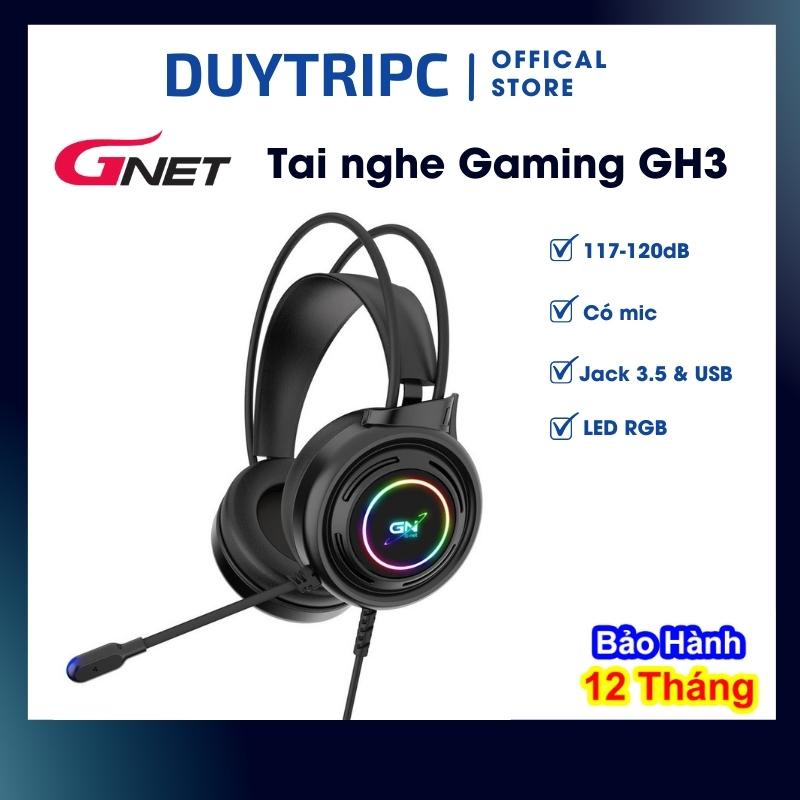 Tai nghe gaming Led GIÁ SỐC ⚡GNET GH03 ⚡ Dây 3.5 và 7.1 ⚡ Kèm Mic ⚡CHÍNH HÃNG BH 12 Tháng⚡