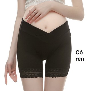 Quần mặc váy bầu cạp chéo,mềm mịn