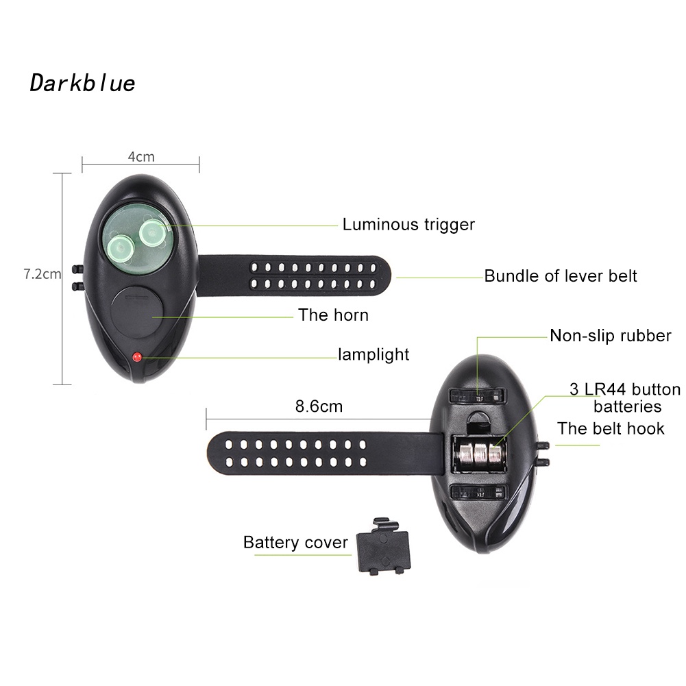 Chuông Báo Cá Cắn Câu Có Đèn LED