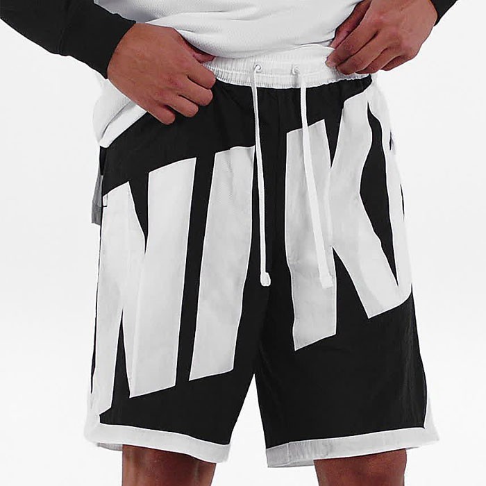 [HÀNG_CHÍNH_HÃNG] QUẦN NGẮN NIKE DRI FIT THROW BACK SHORT - ĐEN / TRẮNG